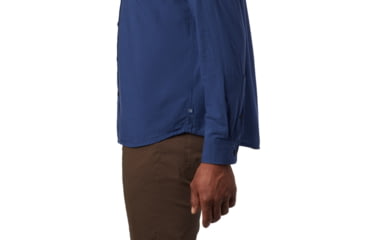 Image of Mountain Hardwear Crystal Valley Long Sleeve Shirt - Mens, Better Blue, Small, 1879061452-S