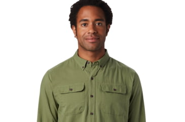 Image of Mountain Hardwear Crystal Valley Long Sleeve Shirt - Mens, Field, Small, 1879061354-S