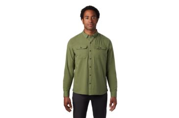 Image of Mountain Hardwear Crystal Valley Long Sleeve Shirt - Mens, Field, Small, 1879061354-S