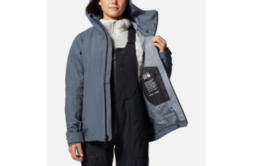 Image of Mountain Hardwear Dawnlight Gore-Tex Pro Jacket - Womens, Blue Slate, Extra Large, 2024641417-XL