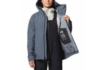 Image of Mountain Hardwear Dawnlight Gore-Tex Pro Jacket - Womens, Blue Slate, Medium, 2024641417-Blue Slate-M
