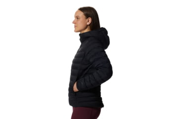 Image of Mountain Hardwear Deloro Down Full Zip Hoody - Womens, Black, Medium, 2004161010-Black-M
