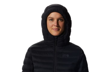 Image of Mountain Hardwear Deloro Down Full Zip Hoody - Womens, Black, Medium, 2004161010-Black-M