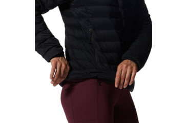 Image of Mountain Hardwear Deloro Down Full Zip Hoody - Womens, Black, Medium, 2004161010-Black-M