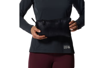 Image of Mountain Hardwear Deloro Down Full Zip Hoody - Womens, Black, Medium, 2004161010-Black-M