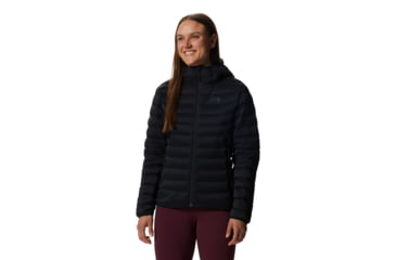 Image of Mountain Hardwear Deloro Down Full Zip Hoody - Womens, Black, Medium, 2004161010-Black-M