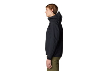 Image of Mountain Hardwear Dry Times Hooded Jacket - Mens, Black, XXL, 190423024940