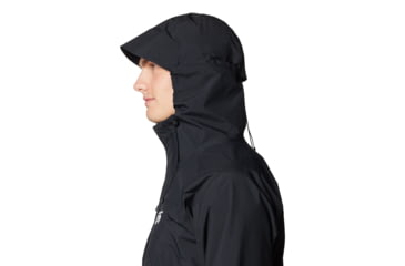Image of Mountain Hardwear Dry Times Hooded Jacket - Mens, Black, XXL, 190423024940