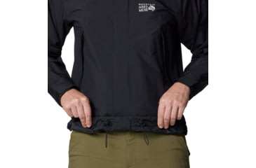 Image of Mountain Hardwear Dry Times Hooded Jacket - Mens, Black, XXL, 190423024940