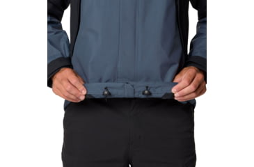 Image of Mountain Hardwear Dry Times Hooded Jacket - Mens, Moon Blue/Black, XL, 190423025039