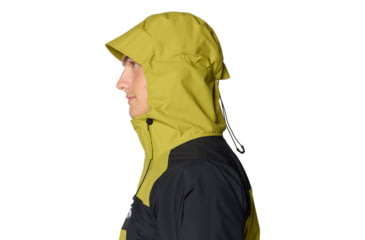 Image of Mountain Hardwear Dry Times Hooded Jacket - Mens, Moon Moss/Black, XL, 190423024889