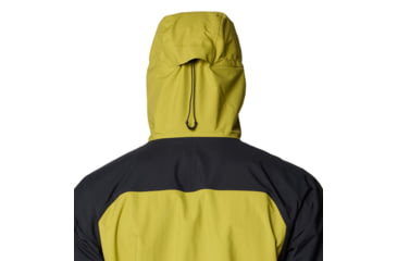Image of Mountain Hardwear Dry Times Hooded Jacket - Mens, Moon Moss/Black, XL, 190423024889
