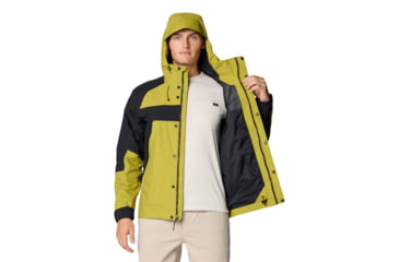 Image of Mountain Hardwear Dry Times Hooded Jacket - Mens, Moon Moss/Black, XL, 190423024889
