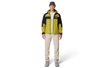Image of Mountain Hardwear Dry Times Hooded Jacket - Mens, Moon Moss/Black, XL, 190423024889