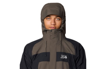 Image of Mountain Hardwear Dry Times Hooded Jacket - Mens, Ridgeline/Black, S, 190423024971