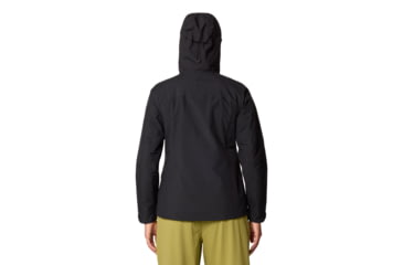 Image of Mountain Hardwear Dry Times Hooded Jacket - Women's, Black, L, 2109741-010-L