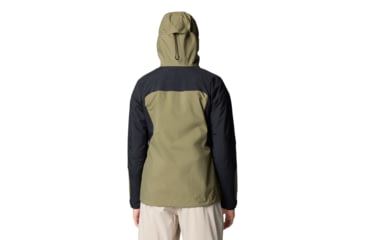 Image of Mountain Hardwear Dry Times Hooded Jacket - Women's, Mission Olive, Black, S, 2109741-335-S