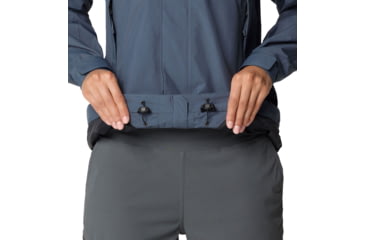 Image of Mountain Hardwear Dry Times Hooded Jacket - Womens, Moon Blue, S, 190423045884
