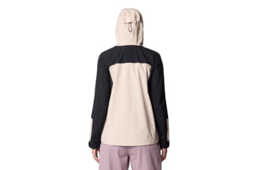 Image of Mountain Hardwear Dry Times Hooded Jacket - Women's, Talc, Black, XL, 2109741-170-XL