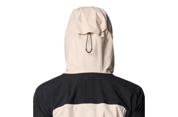 Image of Mountain Hardwear Dry Times Hooded Jacket - Women's, Talc, Black, XL, 2109741-170-XL