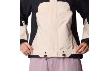 Image of Mountain Hardwear Dry Times Hooded Jacket - Women's, Talc, Black, XL, 2109741-170-XL