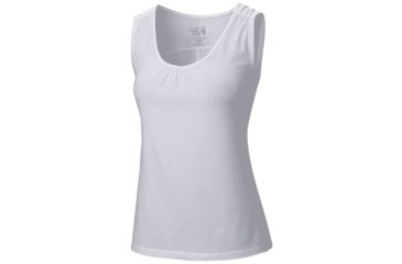 Image of DrySpun Sleeveless T - Womens-White-Medium