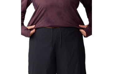 Image of Mountain Hardwear Dynama Extended Bermuda - Women's, Black, 3XxR, 2095492-010-3XxR