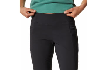 Image of Mountain Hardwear Dynama High Rise Ankle Pants - Womens, 010, XSxR, 2095521-010-XSxR
