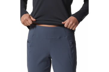 Image of Mountain Hardwear Dynama High Rise Ankle Pants - Womens, Blue Slate, Medium, 1946291417-Blue Slate-M-R