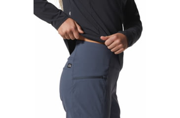 Image of Mountain Hardwear Dynama High Rise Ankle Pants - Womens, Blue Slate, Medium, 1946291417-Blue Slate-M-R