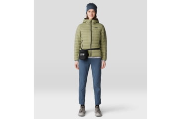 Image of Mountain Hardwear Dynama High Rise Ankle Pants - Womens, Moon Blue, XLx5, 2095521-430-XXSxR