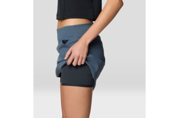 Image of Mountain Hardwear Dynama Etended Skort - Women's, Moon Blue, 2XxR, 2110602-430-2XxR