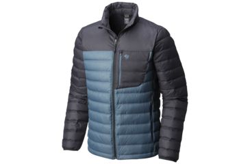 Image of Mountain Hardwear Dynotherm Down Insulated Jacket - Mens, Machine Blue, Large, 1616701469-L