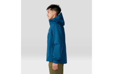 Image of Mountain Hardwear Exposure/2 Gore-Tex Paclite Jacket - Mens, Dark Caspian, Large, 1929851418-L
