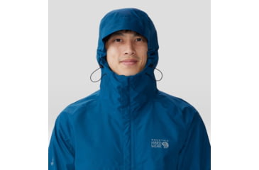 Image of Mountain Hardwear Exposure/2 Gore-Tex Paclite Jacket - Mens, Dark Caspian, Large, 1929851418-L