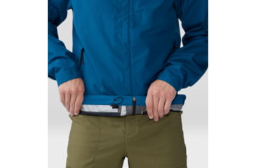 Image of Mountain Hardwear Exposure/2 Gore-Tex Paclite Jacket - Mens, Dark Caspian, Large, 1929851418-L