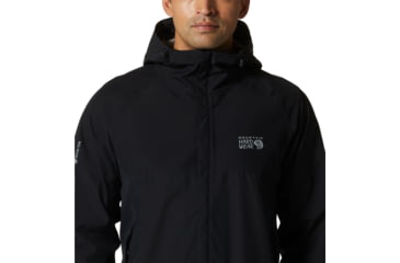 Image of Mountain Hardwear Exposure/2 Gore-Tex Paclite Jacket - Mens, Tex Pacl-Black, Large, 1929851010-Tex Pacl-Black-L