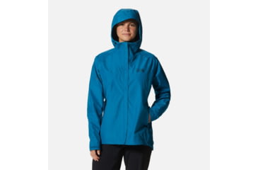 Image of Mountain Hardwear Exposure/2 Gore-Tex Paclite Jacket - Womens, Vinson Blue, Extra Large, 1929901446-XL
