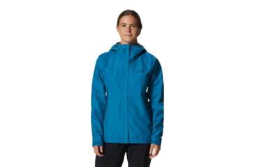 Image of Mountain Hardwear Exposure/2 Gore-Tex Paclite Jacket - Womens, Vinson Blue, Extra Large, 1929901446-XL