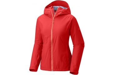 Image of Mountain Hardwear Finder Jacket - Women's -Fiery Red-X-Small