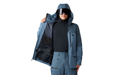 Image of Mountain Hardwear Firefall Insulated Jacket - Mens, Asiatic Blue/Montauk Blue, Large, 2077191444-L