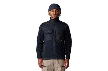 Image of Mountain Hardwear First Tracks Fleece Full Zip Jacket - Mens, 010, XL, 2077631-010-XL