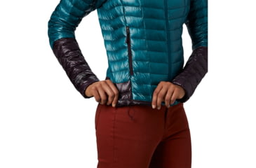 Image of Mountain Hardwear Ghost Whisperer 2 Hoodie - Womens, Dive, Large, OL8285468-L