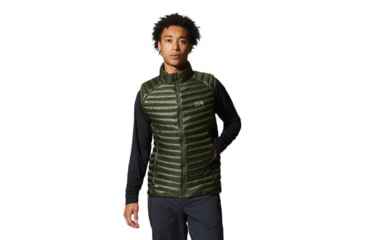 Image of Mountain Hardwear Ghost Whisperer/2 Vest - Mens, Surplus Green, 2XL, 1898921347-XXL