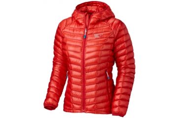 Image of Mountain Hardwear Ghost Whisperer Down Hooded Jacket Clearance - Women's-Poppy-Medium