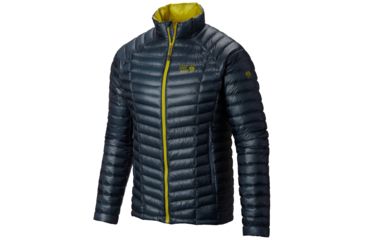 Image of Mountain Hardwear Ghost Whisperer Down Jacket - Men's, Mountain/Gingko, X-Large, MOUNTAIN-GINGKO-X-LARGE