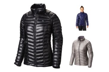 Image of Mountain Hardwear Ghost Whisperer Down Jacket - Womens, Black, Dark Illusion, Mystic Purple