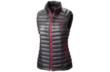 Image of Mountain Hardwear Ghost Whisperer Down Vest - Womens-Graphite/Bright Rose-Small