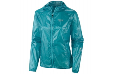 Image of Mountain Hardwear Ghost Whisperer Hooded Jacket - Women's-Geyser-Medium