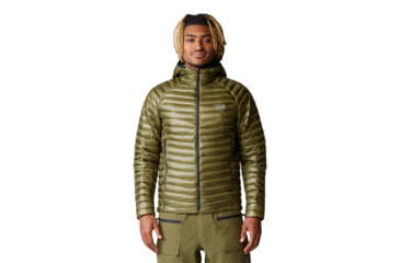 Image of Mountain Hardwear Ghost Whisperer Hoody - Men's, Combat Green, XXL, 2104451-353-XXL